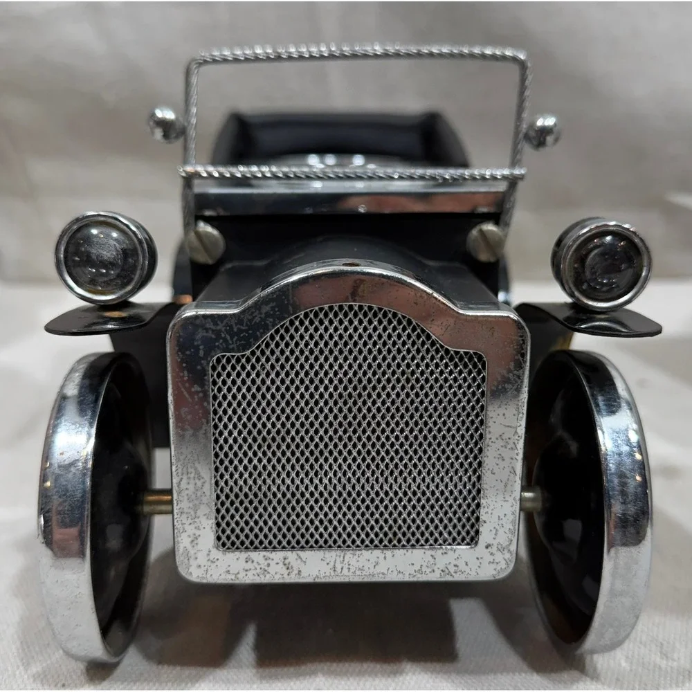 Vintage The Royal Cruiser Circa 1930 Car Decanter Holder Desk Organizer Black